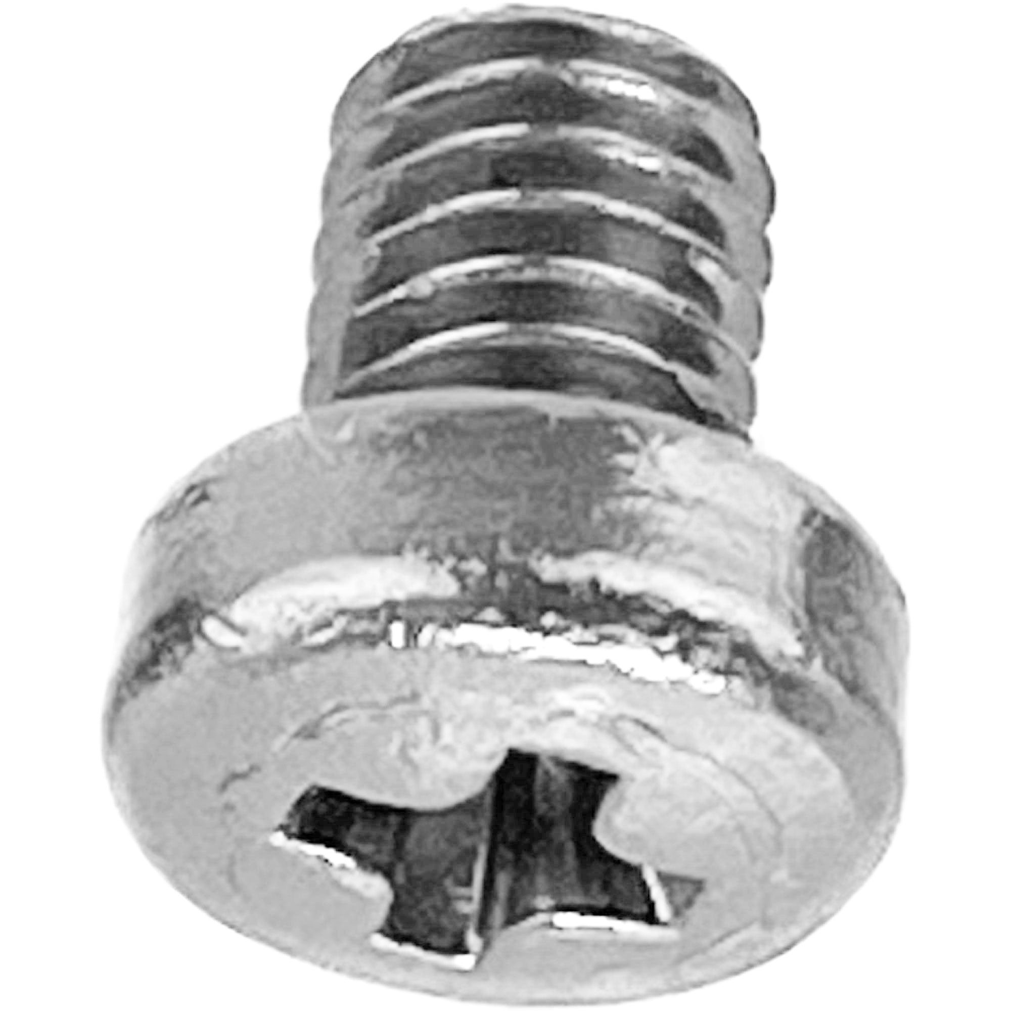 SquarePlug M3x4/S Anodized Aluminum M3x4 Color Coding Screws (Silver, 10 Pack)