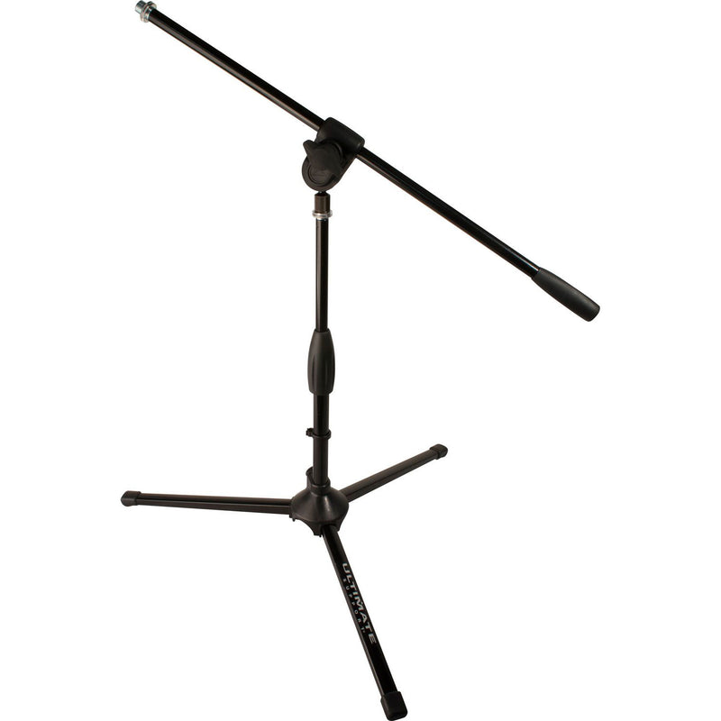 Ultimate Support MC-40B Pro Short Mic Stand with 3-Way Adjustable Boom Arm and Stable Tripod Base