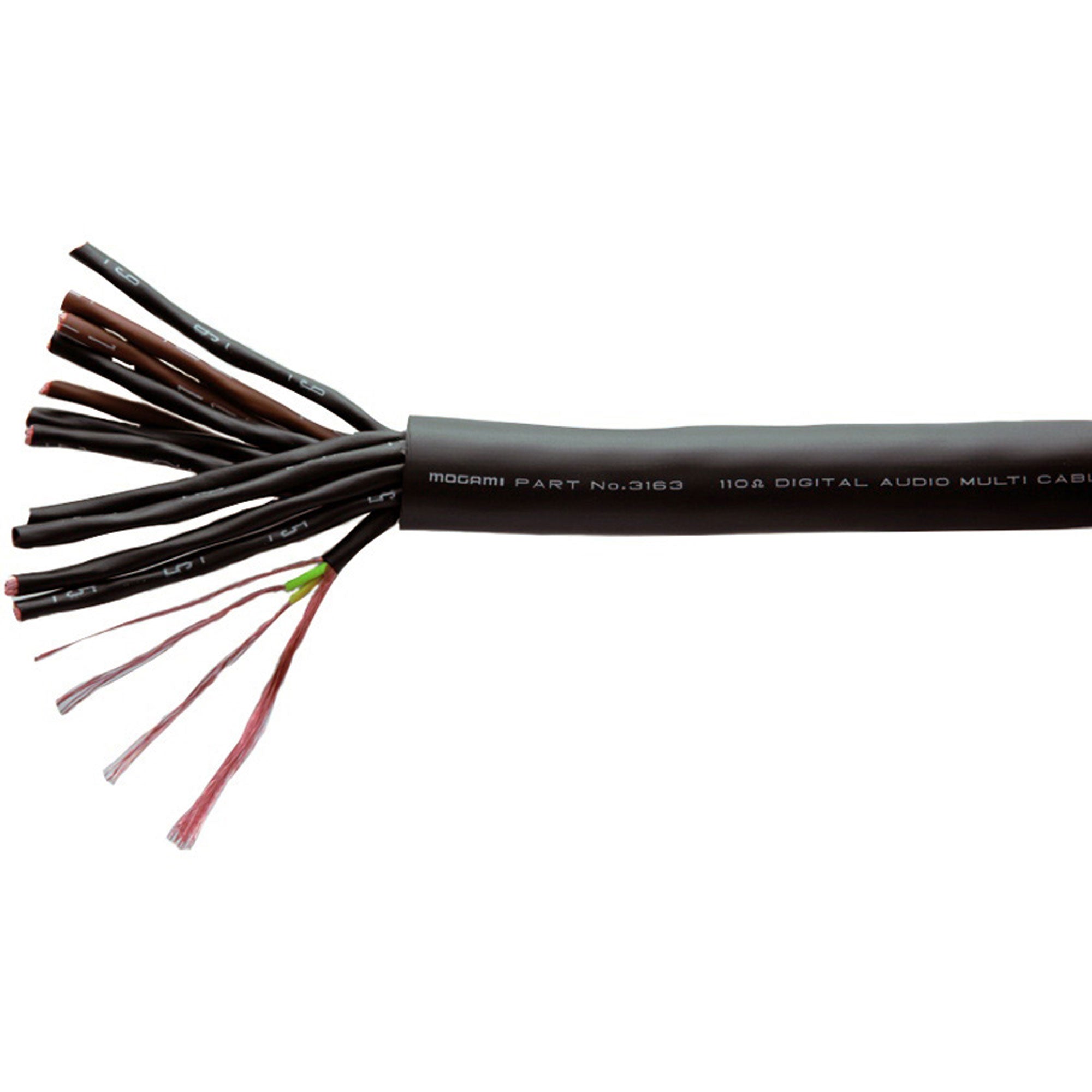 Mogami W3163 12-Pair AES/EBU 110 Ohm Digital Audio Snake Cable (328'/100m Roll)