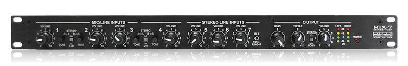 Whirlwind Mix 7 7-Channel Stereo Mic/Line Level Mixer