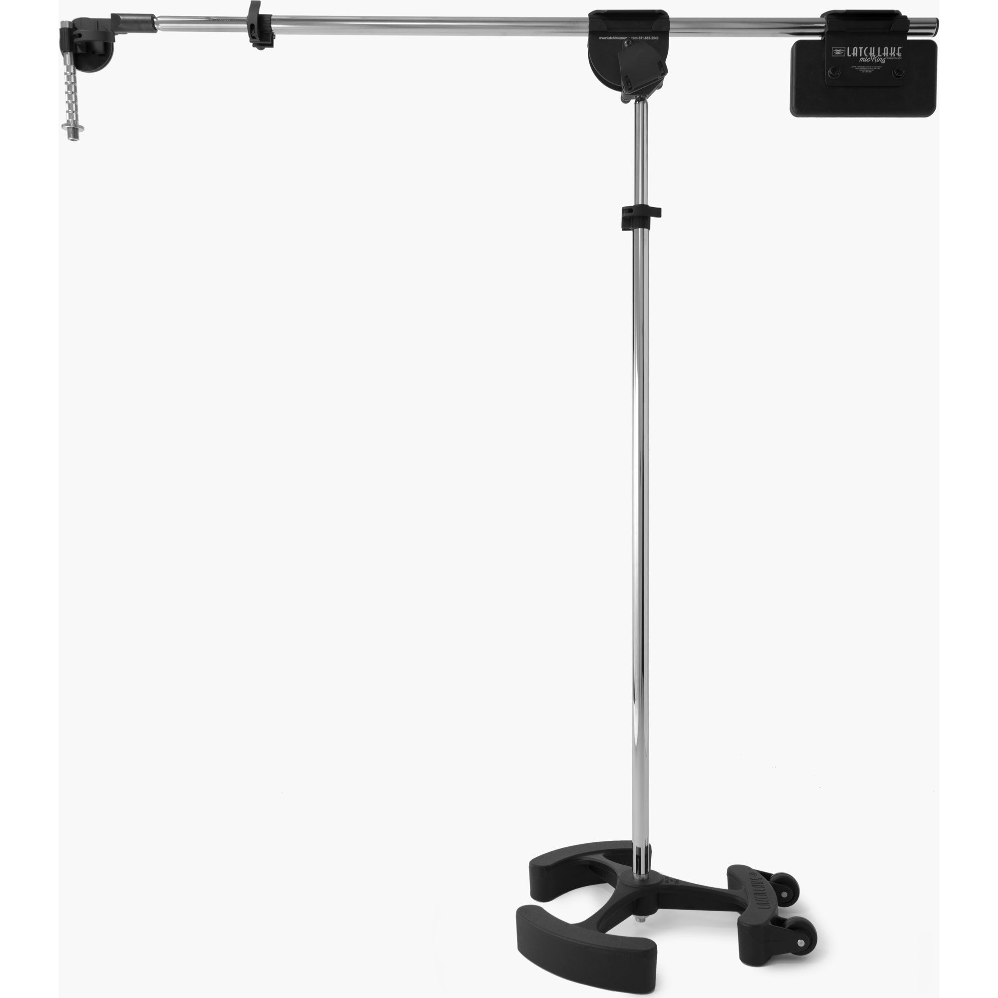 Latch Lake micKing 2200 Boom Microphone Stand (Chrome)