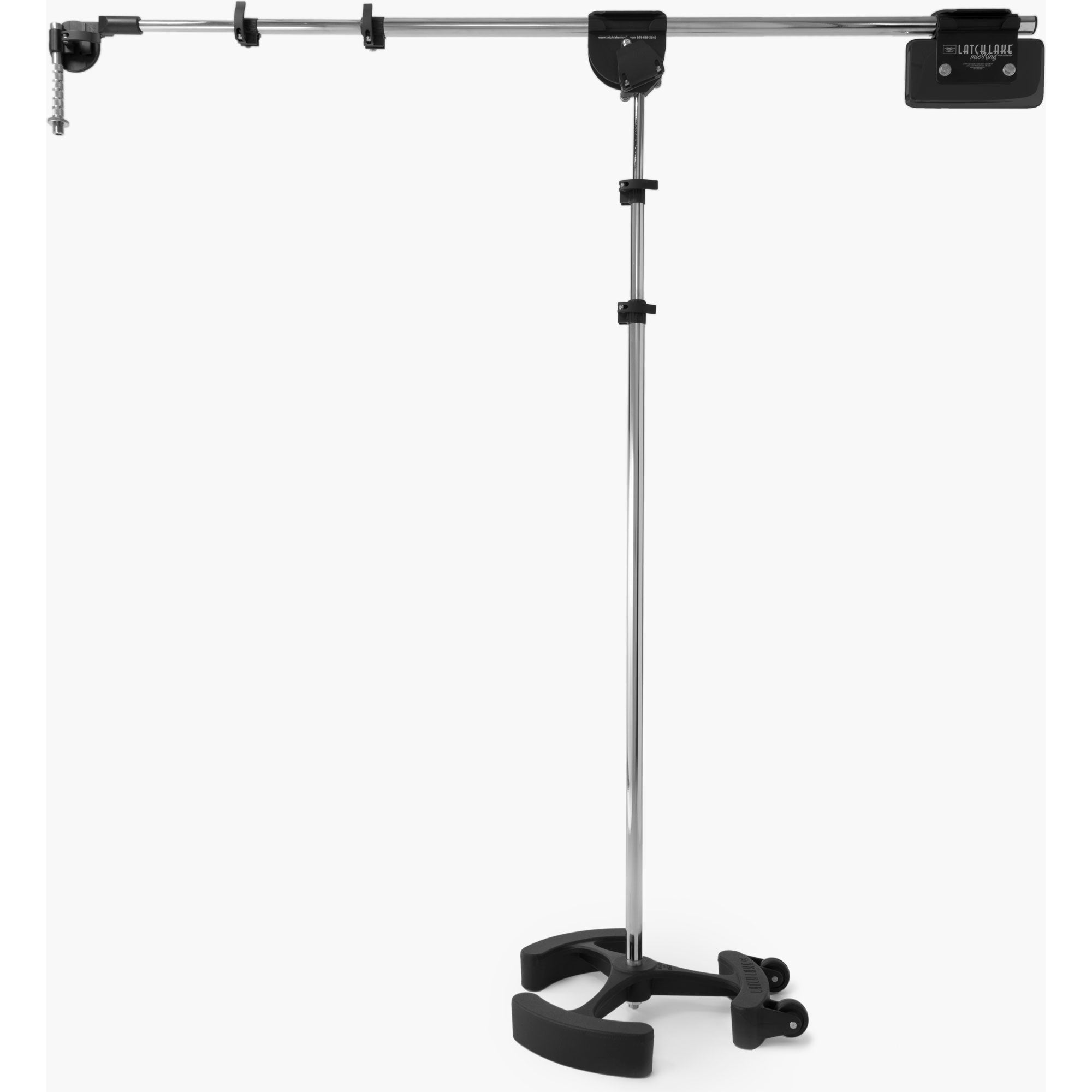 Latch Lake micKing 3300 Boom Microphone Stand (Chrome)