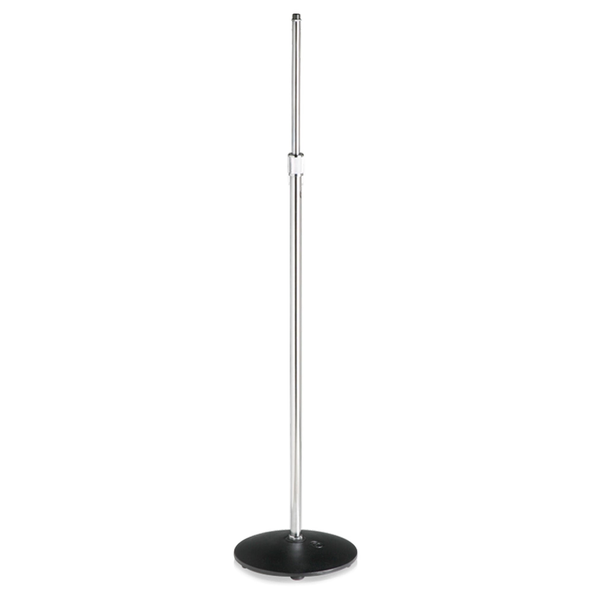 AtlasIED MS-12C Low-Profile Round Base Microphone Stand (Chrome)