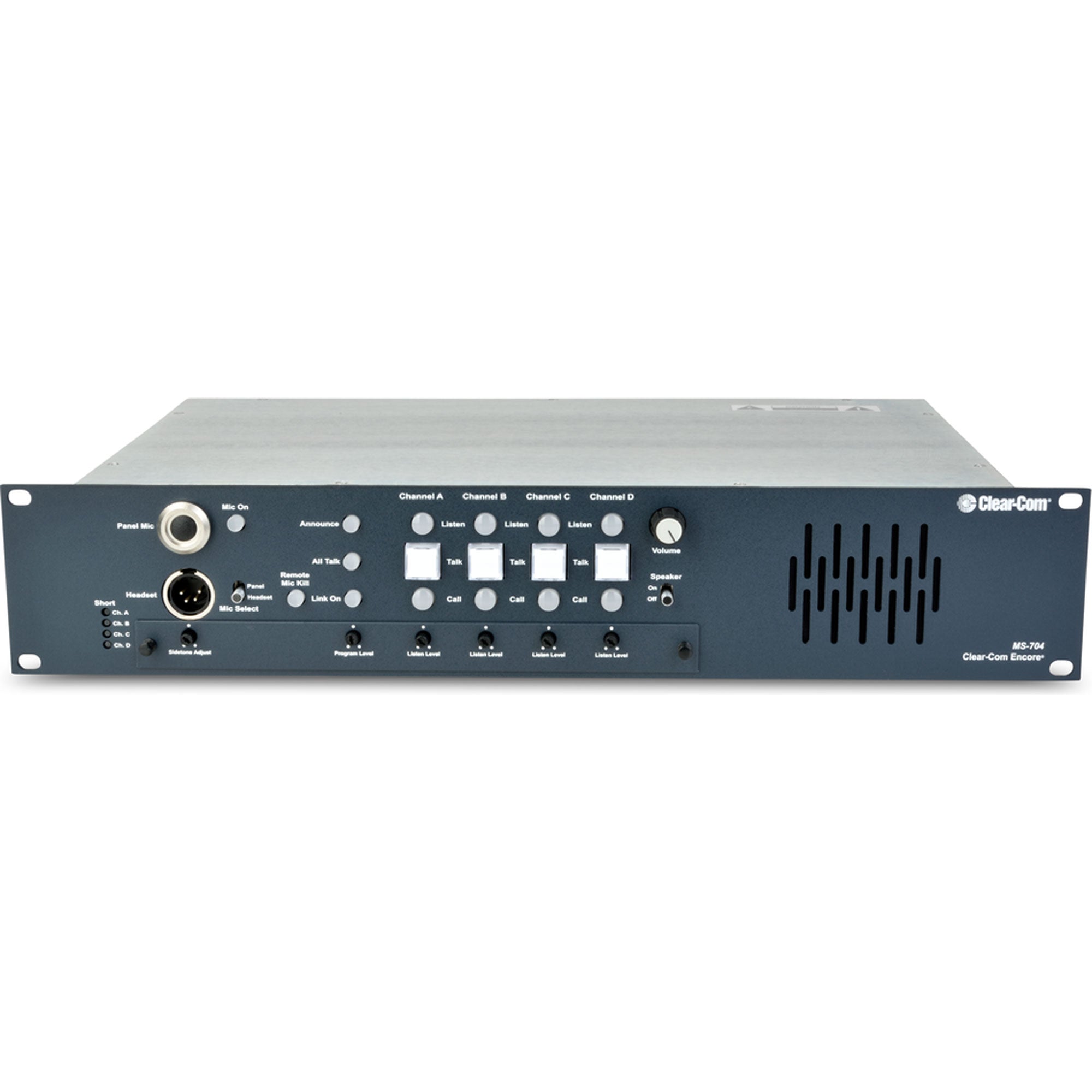 Clear-Com MS-704 4-Channel Headset/Speaker Main Station