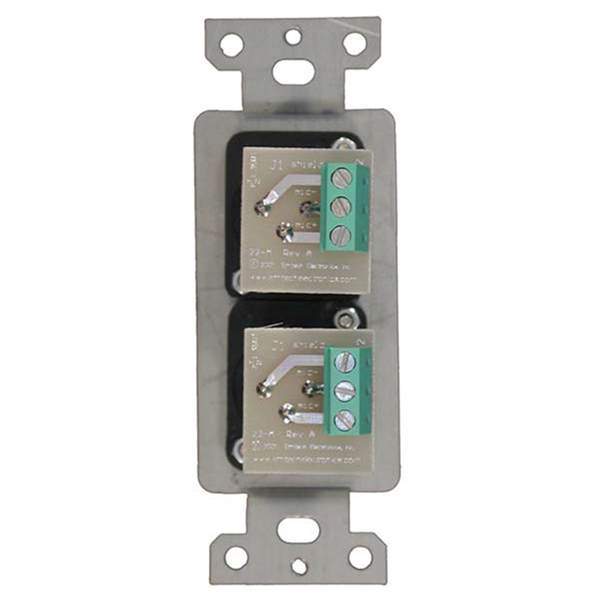 Emtech MSC-G Dual Male XLR Microphone Jacks (Metal)