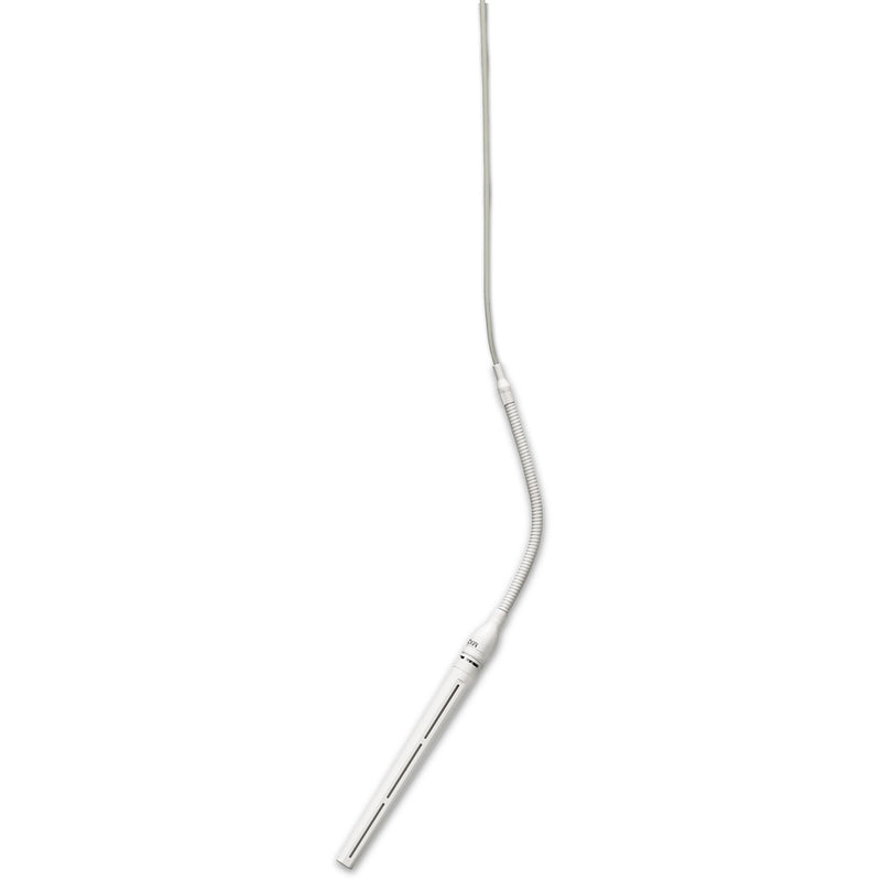 Shure MX202WP-A/MS Microflex Mini-Shotgun Hanging Condenser Microphone with Plate Mount (White)