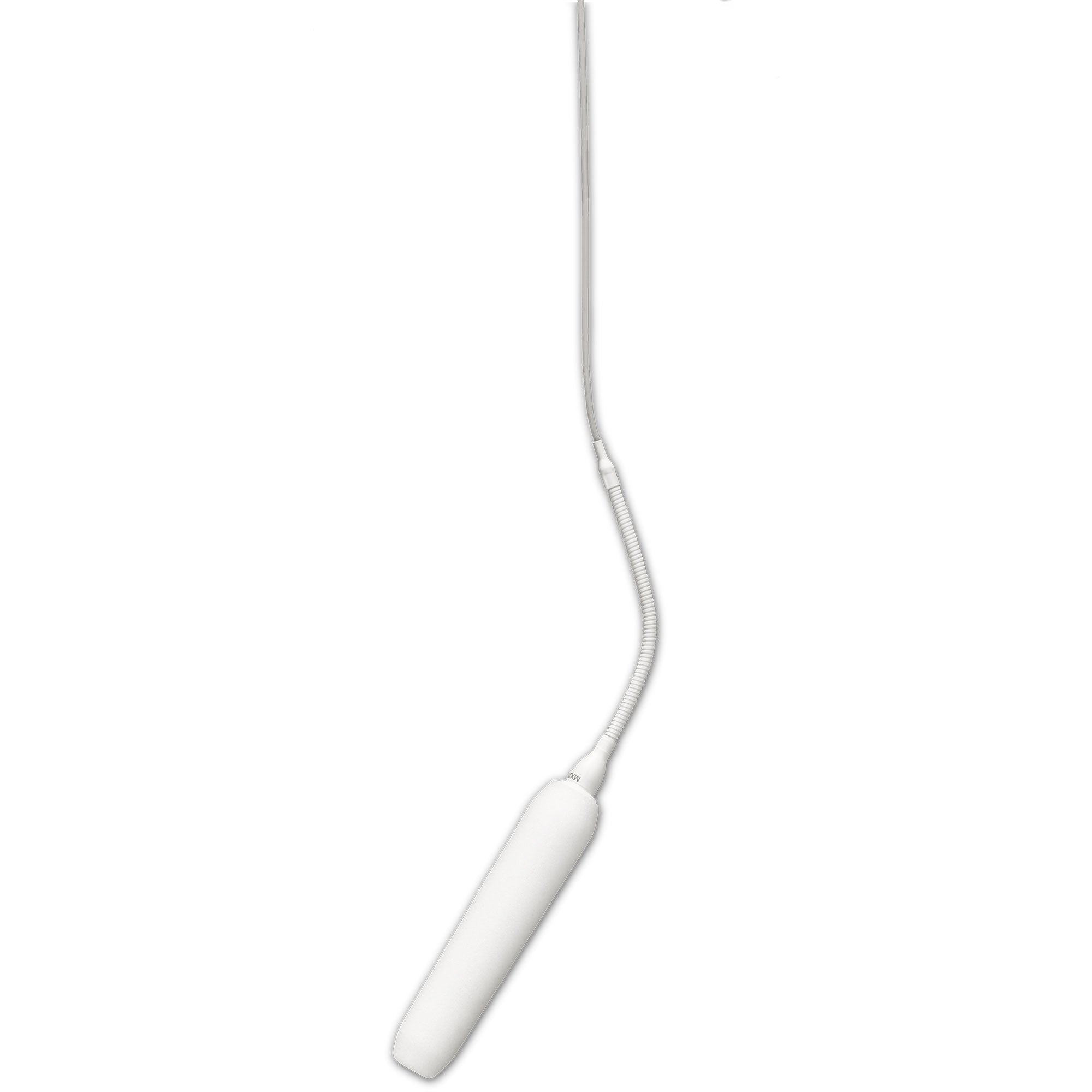 Shure MX202W-A/MS Microflex Mini-Shotgun Hanging Condenser Microphone with Stand Adapter (White)