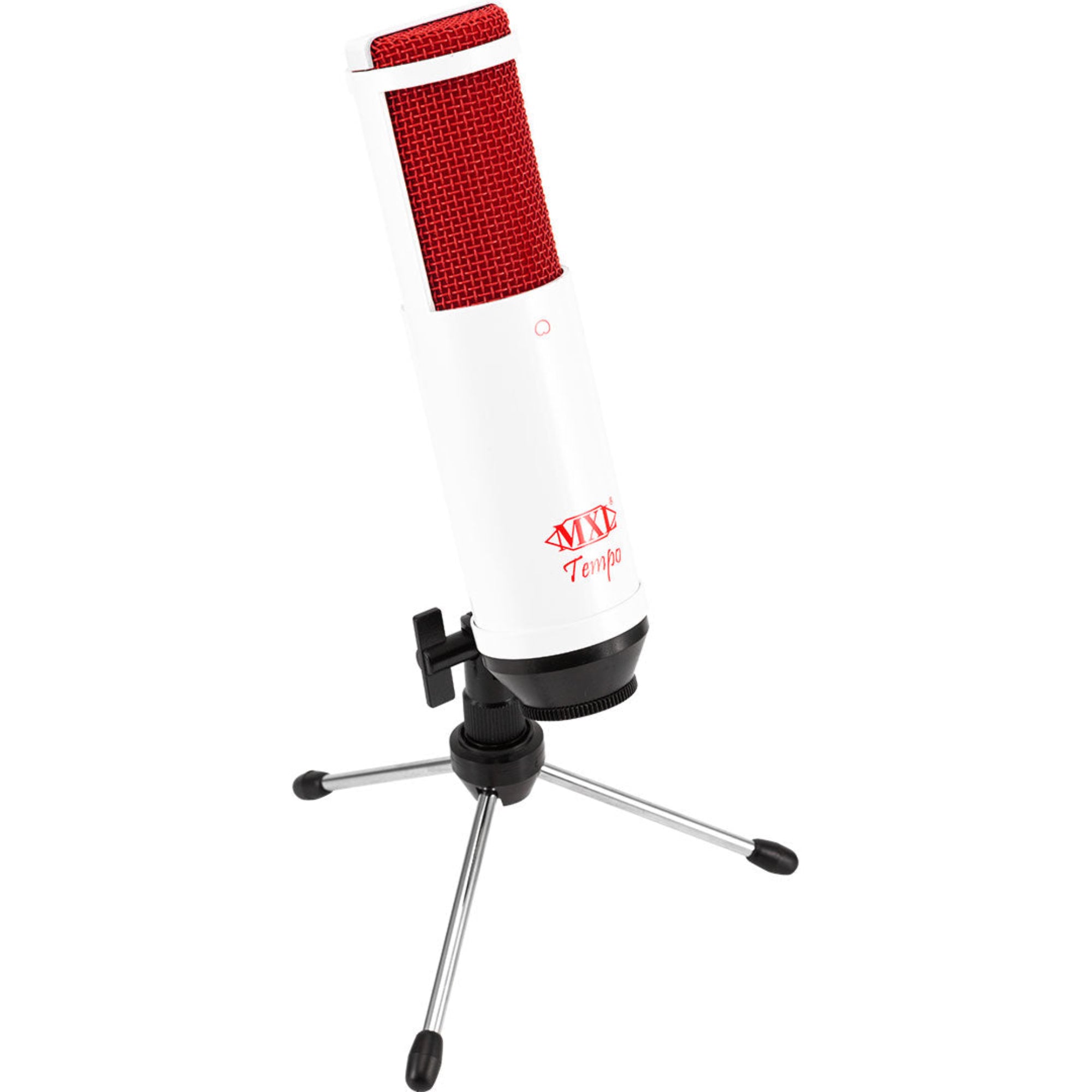 MXL Tempo USB Condenser Microphone (White/Red)