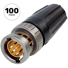 Neutrik NBNC75BJP9X rearTWIST UHD 75 Ohm BNC Cable Connector (Box of 100) Image 1