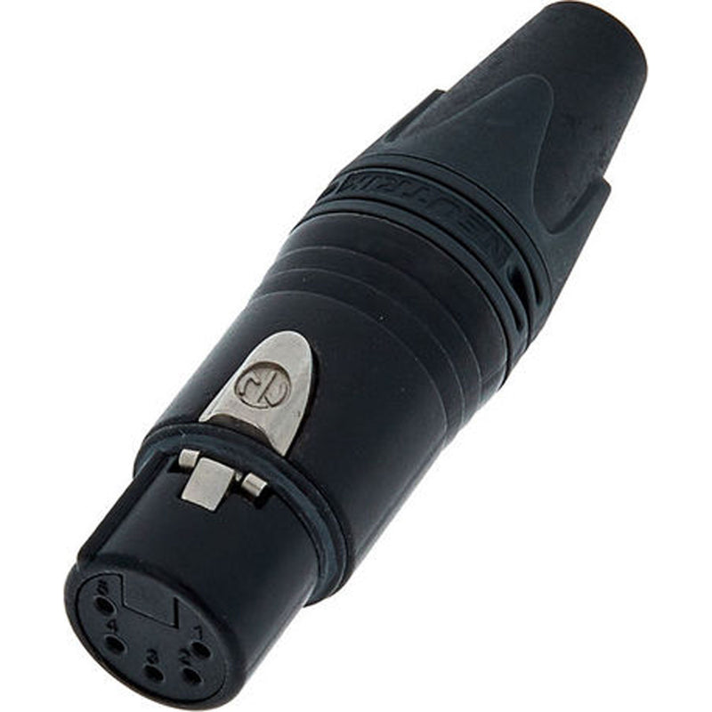 Neutrik NC5FXX-BAG Female 5-Pin XLR Cable Connector (Black/Silver, Box of 100)