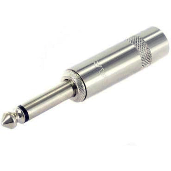 Neutrik Rean NYS224 1/4" Mono Phone Long Barrel Plug (Nickel/Silver)
