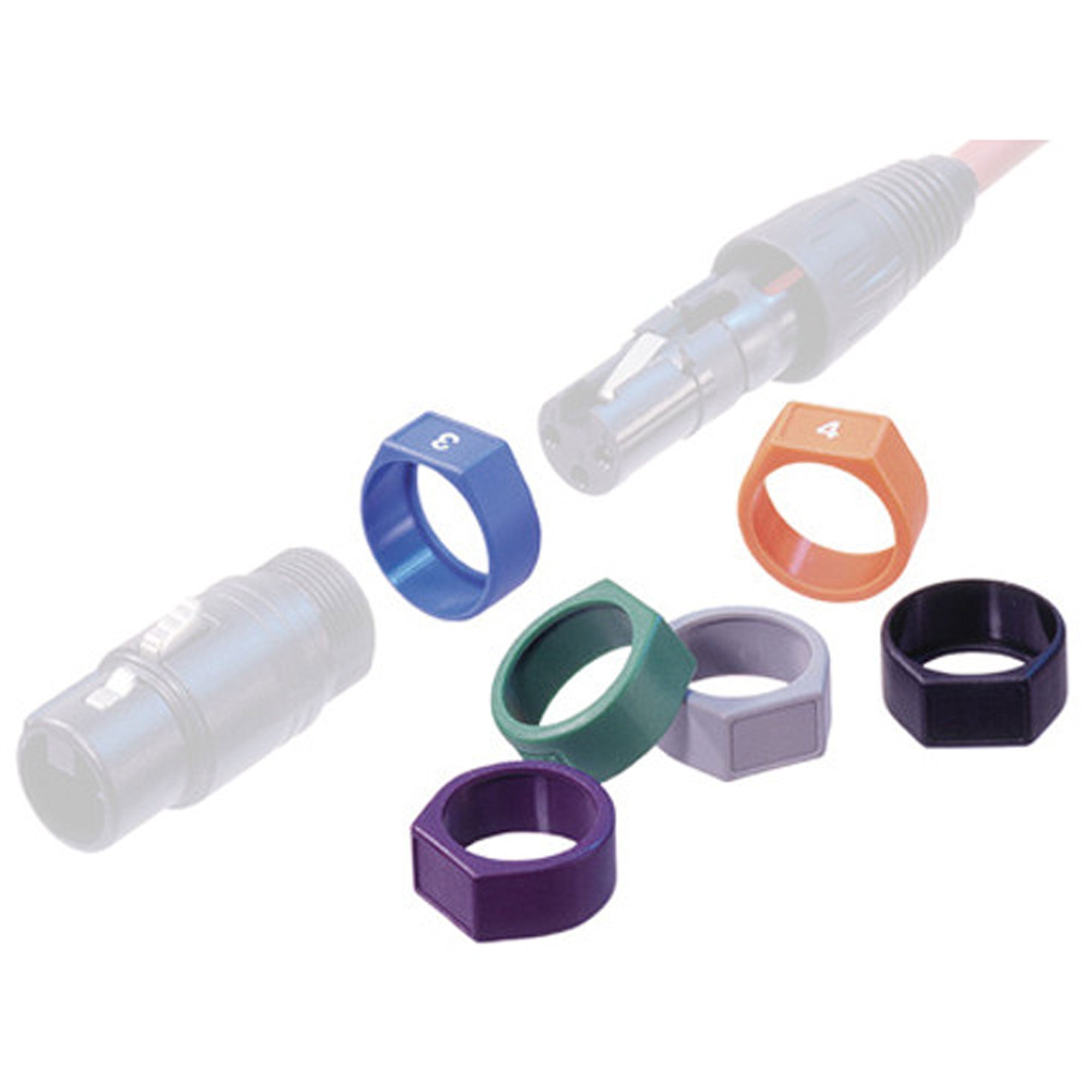 CLEARANCE Neutrik XCR-1 Color Coding Ring (Brown, While Supplies Last)