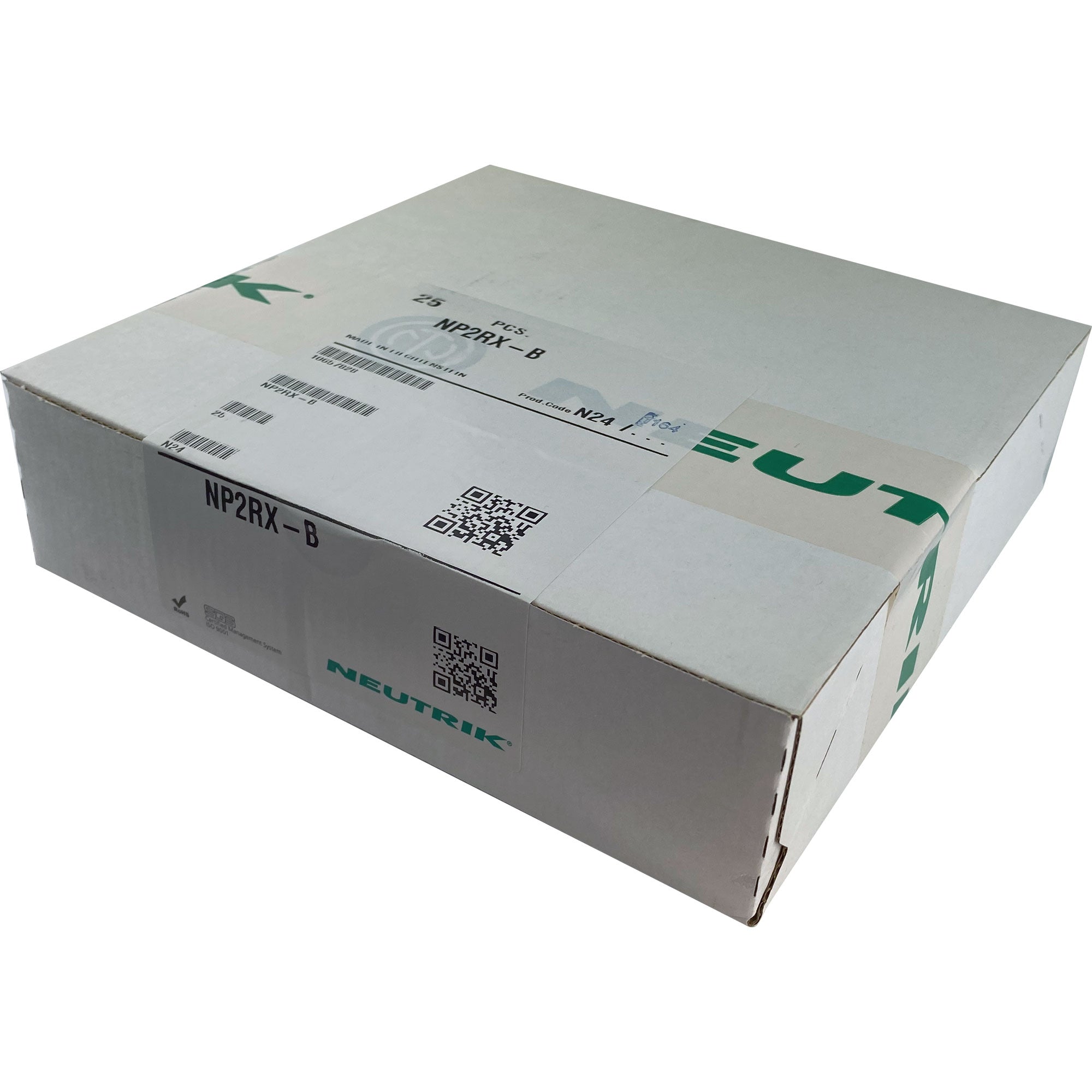 Neutrik NP2RX-B Professional Right-Angle 1/4" TS Mono Phone Plug (Black/Gold, Box of 25)