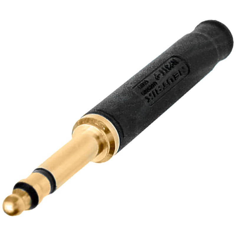 Neutrik NP3TT-P-AU-B 4.4mm (0.173") TT Bantam Plug (Black/Gold)