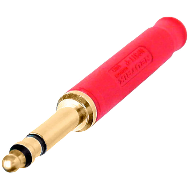 Neutrik NP3TT-P-AU-R 4.4mm (0.173") TT Bantam Plug (Red/Gold)