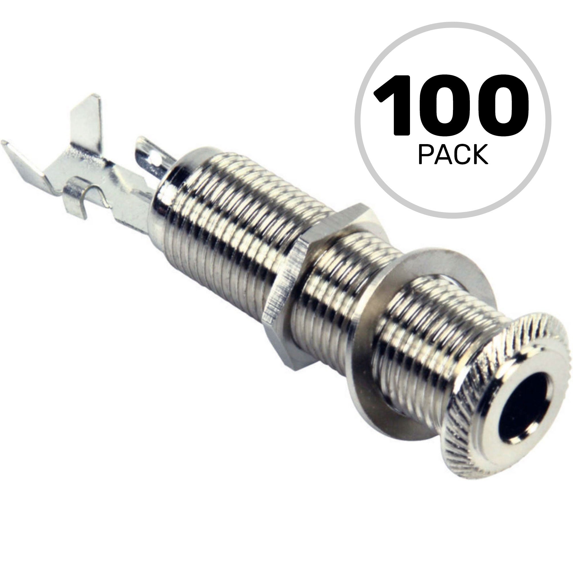 Neutrik Rean NYS2203 1/4" TRS Stereo Phone Jack for Thick Panels (Box of 100)