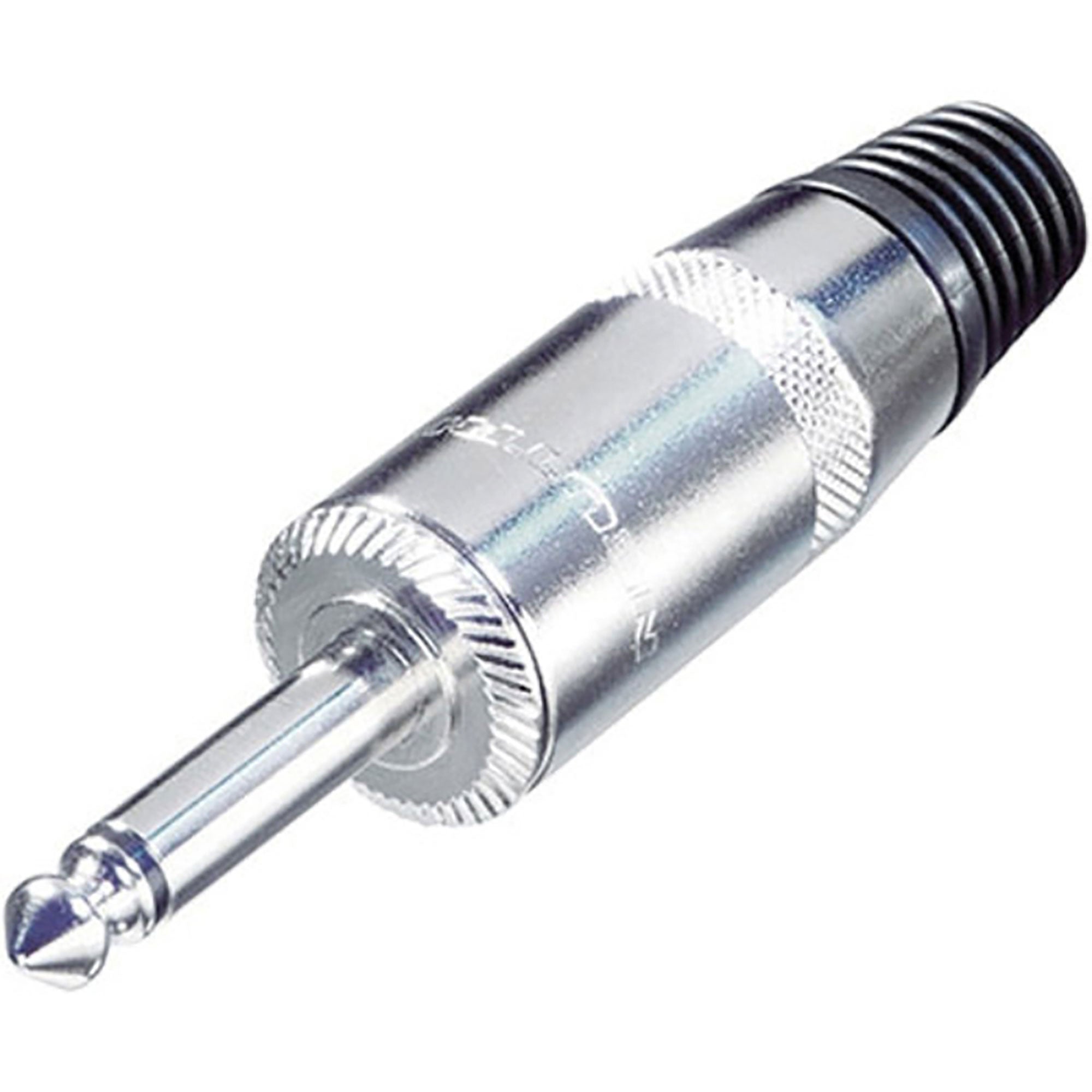 Neutrik Rean NYS225L 1/4" Mono Phone Large Shell Plug (Nickel/Silver)