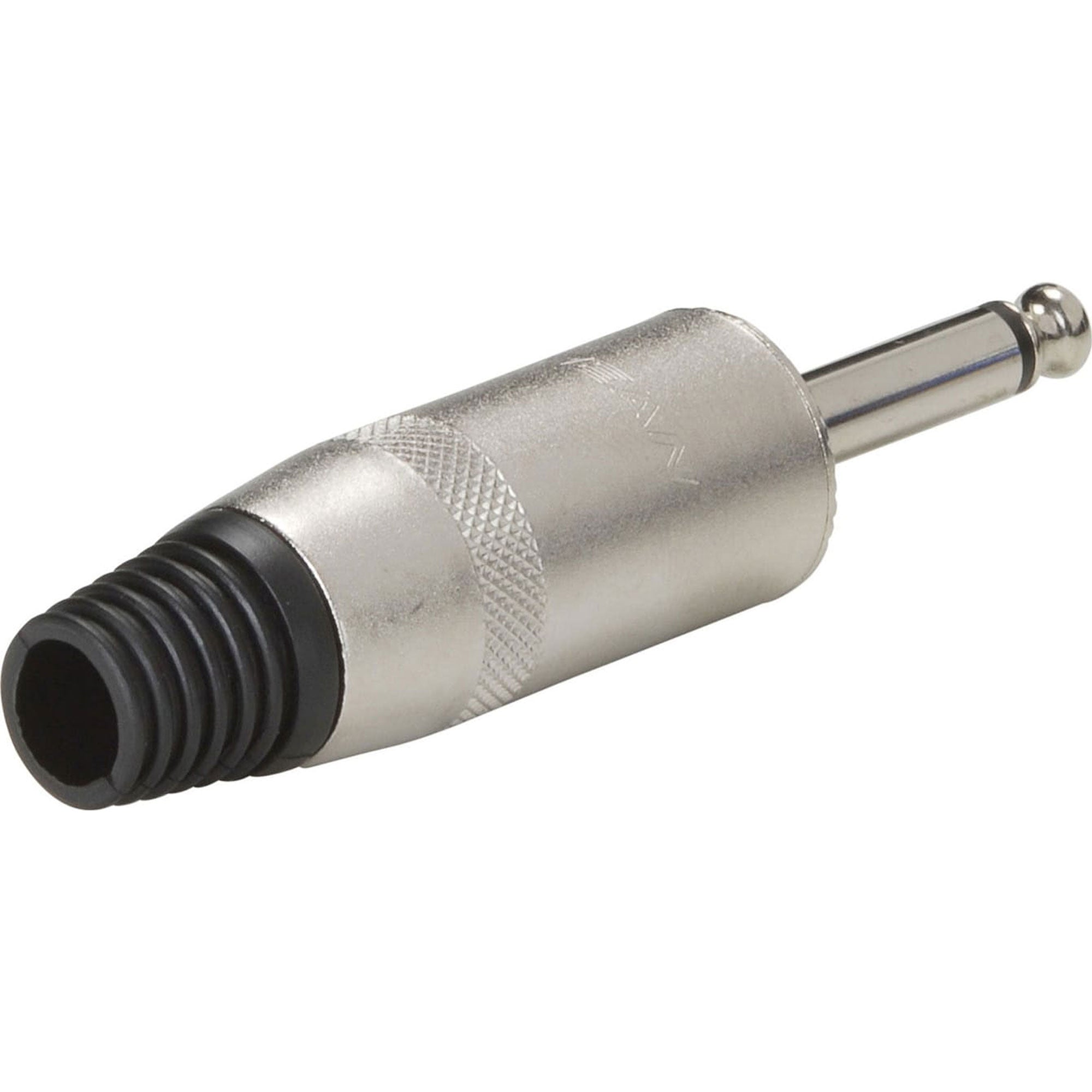 Neutrik Rean NYS225L 1/4" Mono Phone Large Shell Plug (Nickel/Silver, Box of 100)