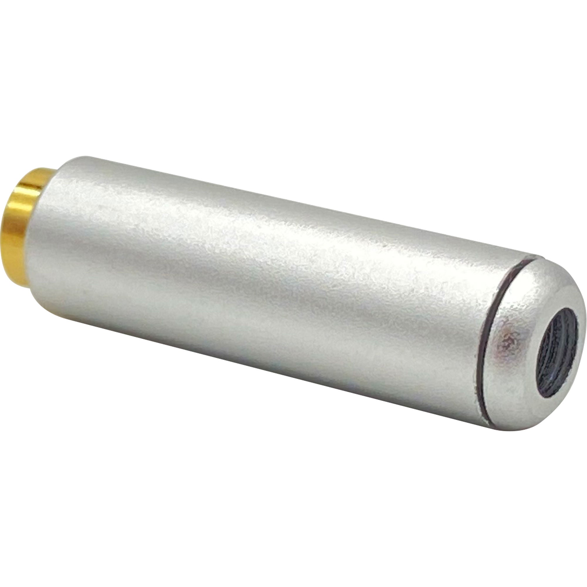 Performance Audio Gold Plated 2.5mm 4-Pole TRRS Female Cable Connector (Silver, 4mm Cable Outlet)