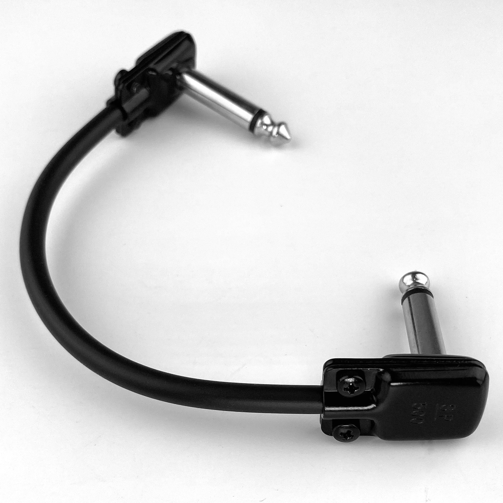 Performance Audio Professional Low-Profile Right Angle Guitar Patch Cable with SquarePlugs (6")