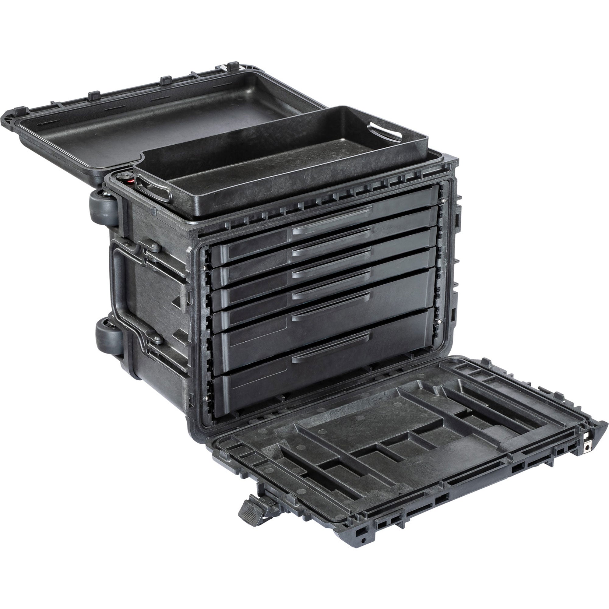 Pelican 0450SD6 Protector Mobile Tool Chest with 7 Drawers (Black)