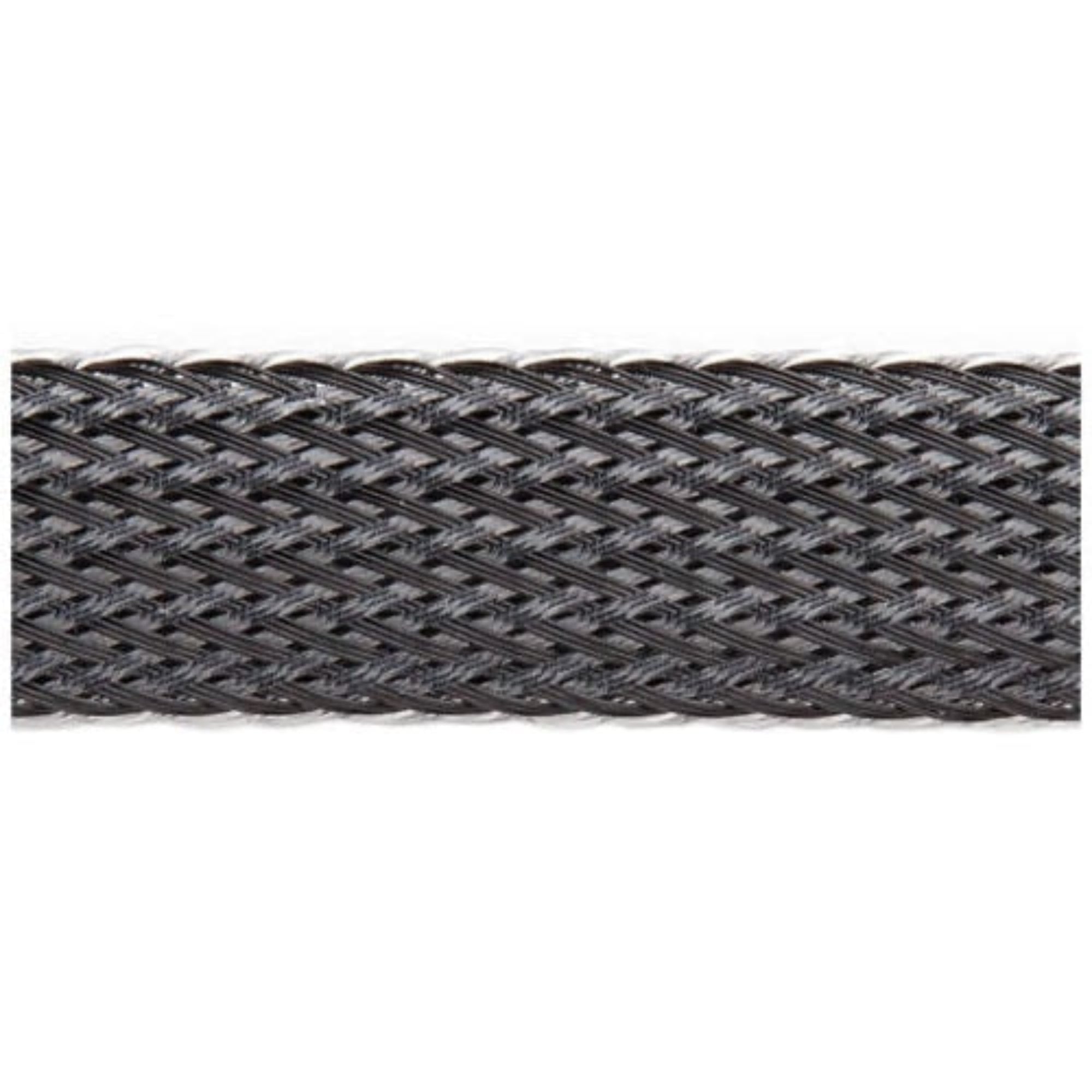 Techflex Flexo PET Expandable Braided Sleeving (1/4" Carbon, By the Foot)