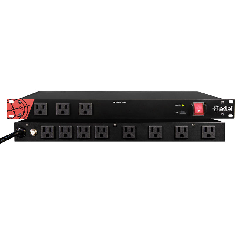 Radial Engineering Power-1 Rackmount Power Conditioner/Surge Supressor (11 Outlets)
