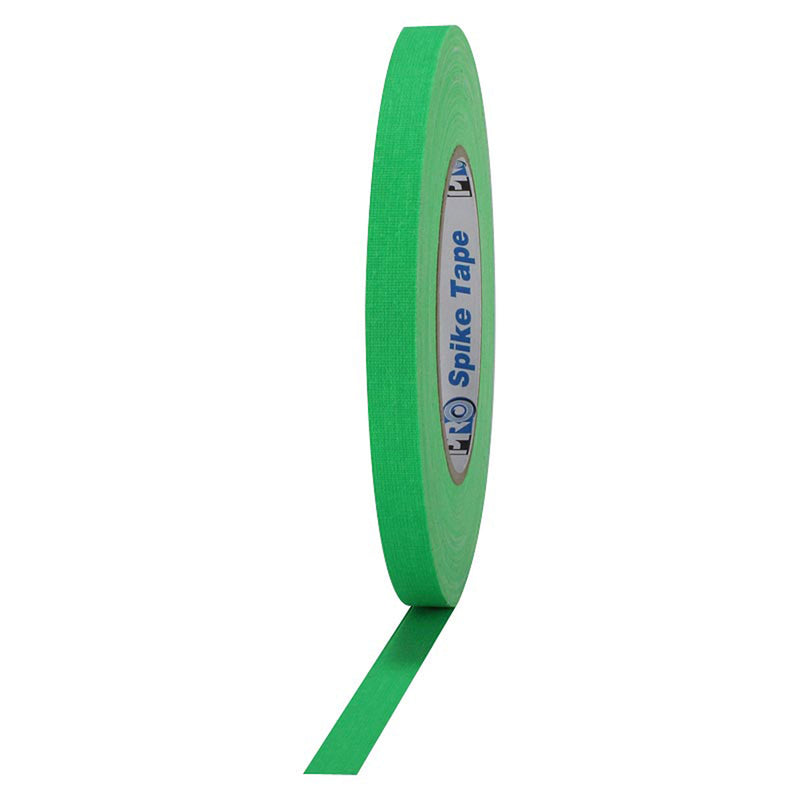ProTapes Pro Spike Tape 1/2" x 45yds (Fluorescent Green, Case of 24)