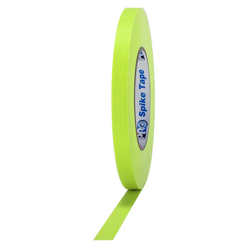 ProTapes Pro Spike Tape 1/2" x 45yds (Fluorescent Yellow, Case of 24)