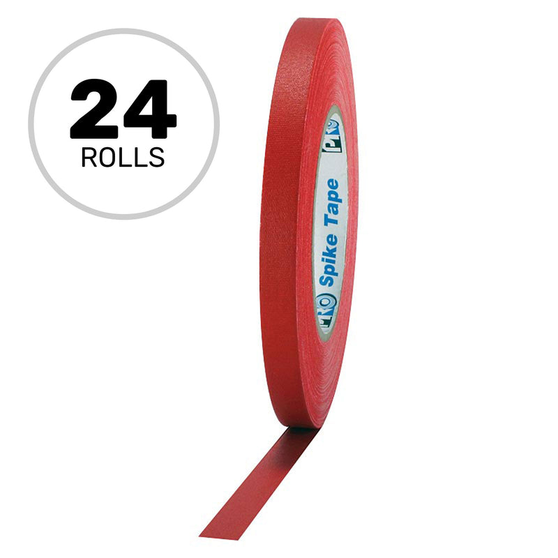 ProTapes Pro Spike Tape 1/2" x 45yds (Red, Case of 24)