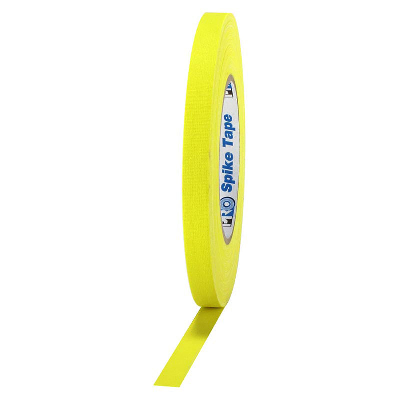 ProTapes Pro Spike Tape 1/2" x 45yds (Yellow, Case of 24)
