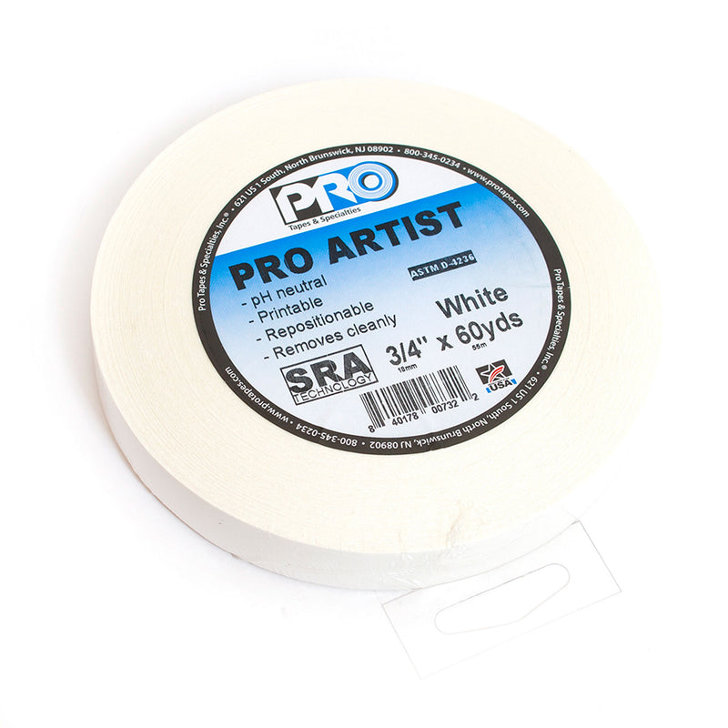 ProTapes Pro Console Removeable Artist Board Tape 3/4" (White)