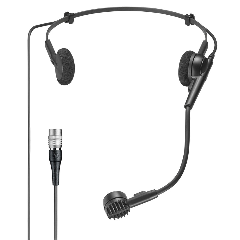 Audio-Technica PRO 8HEcW Hypercardioid Dynamic Headworn Microphone with cW-Style Connector