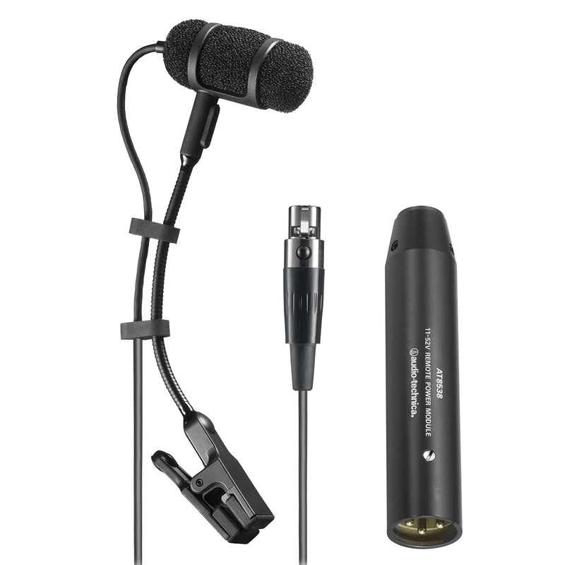 Audio-Technica PRO 35 Cardioid Condenser Clip-On Instrument Microphone with XLR Power Module