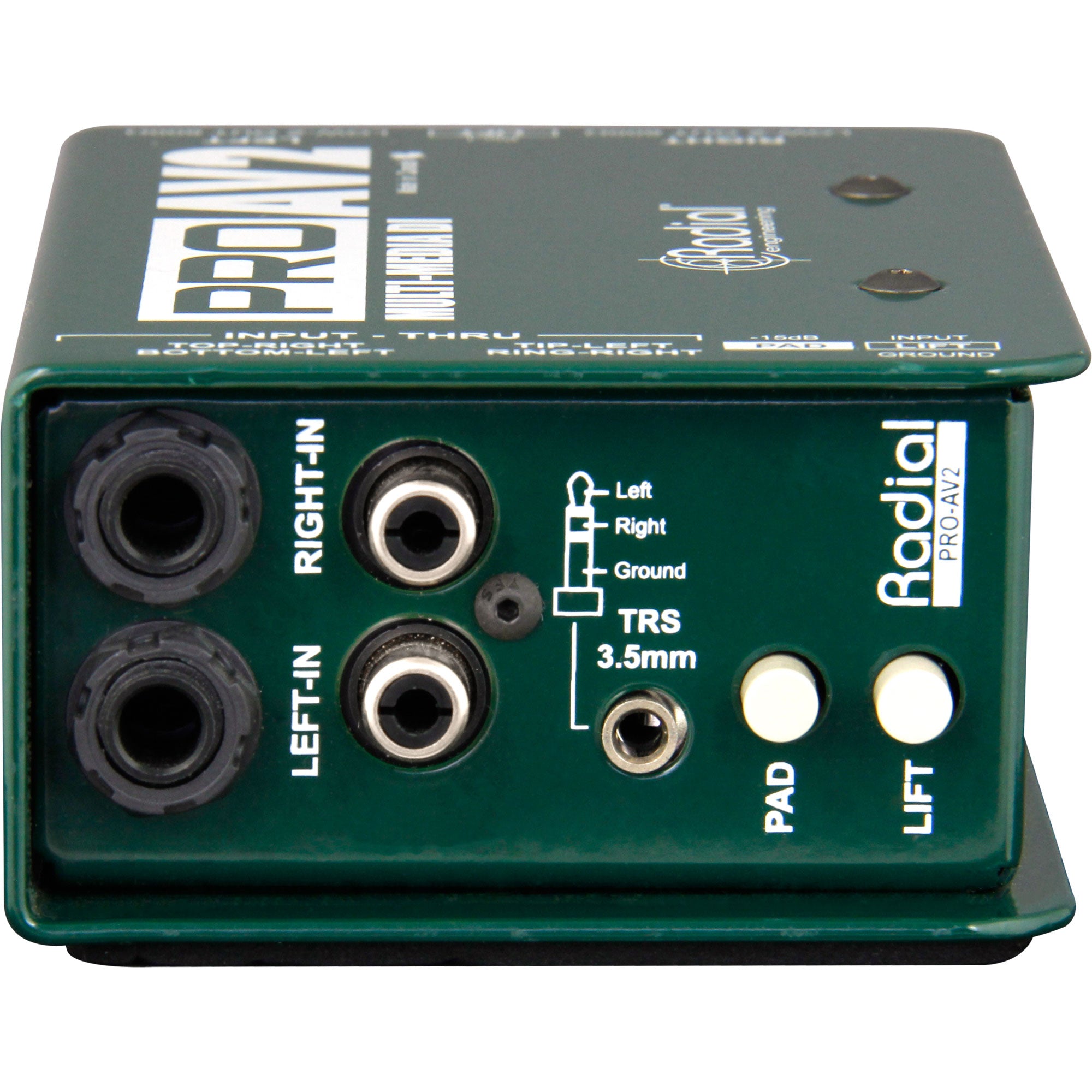Radial Engineering ProAV2 Audio/Video Passive Stereo Direct Box