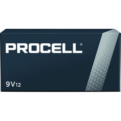 Duracell Procell 9 Volt 9V Alkaline Batteries (12 Pack) Image 1