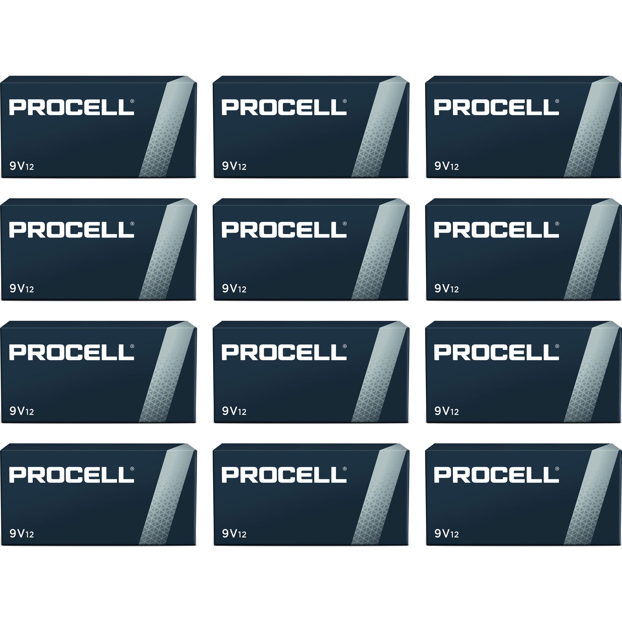 Duracell Procell 9 Volt 9V Alkaline Batteries (144 Pack)