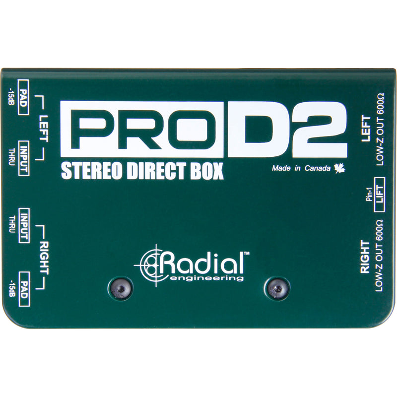 Radial Engineering ProD2 Stereo Passive Direct Box