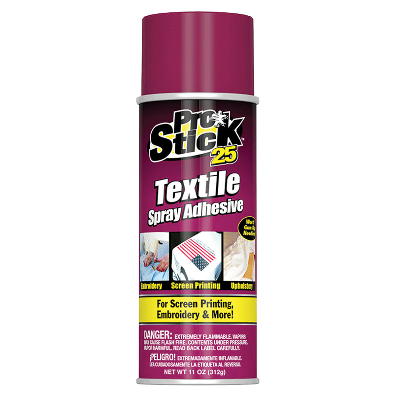 Max Professional Pro Stick 25 Textile Spray Adhesive (11 oz., 12 Pack Case)