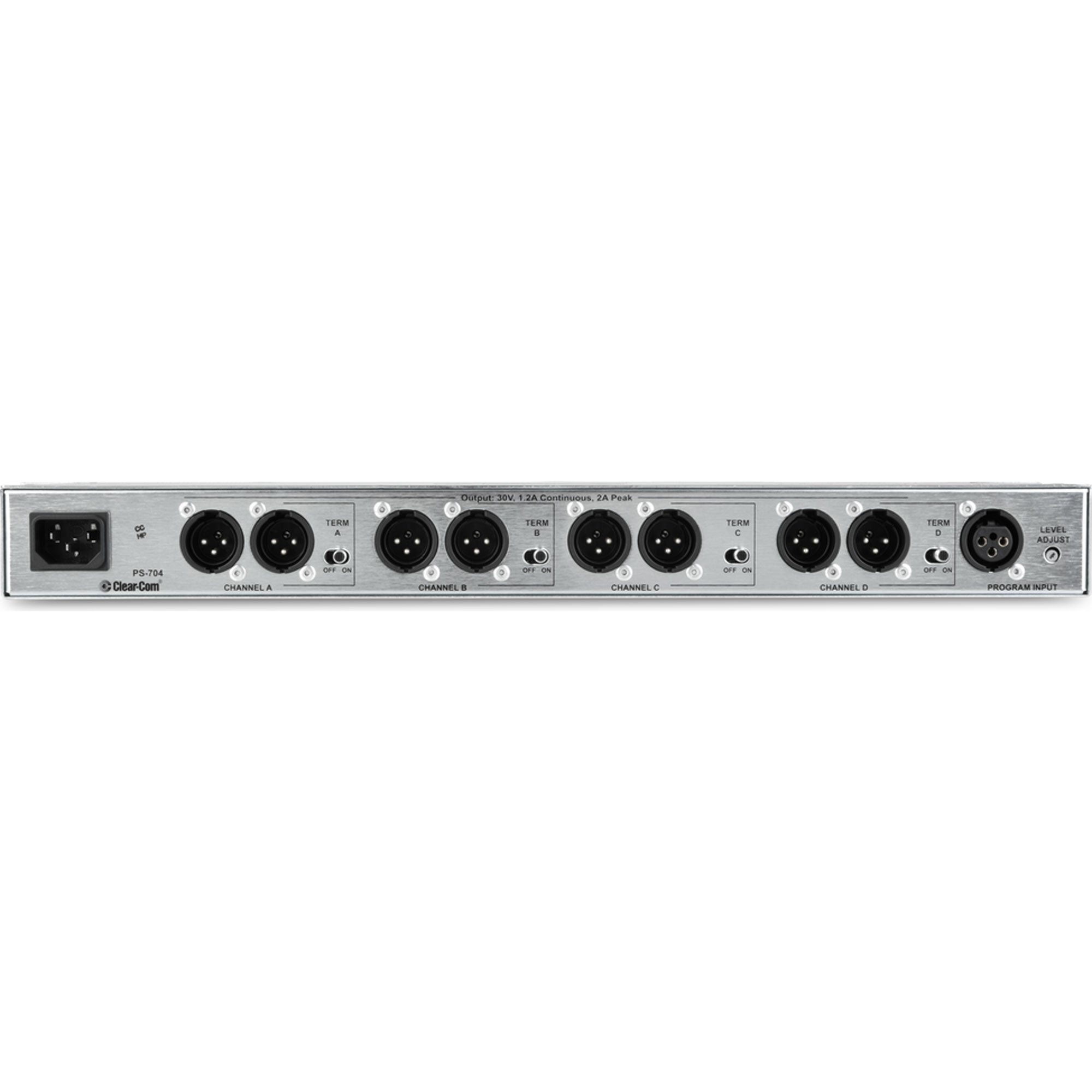Clear-Com PS-704 4-Channel Rack Mount Power Supply