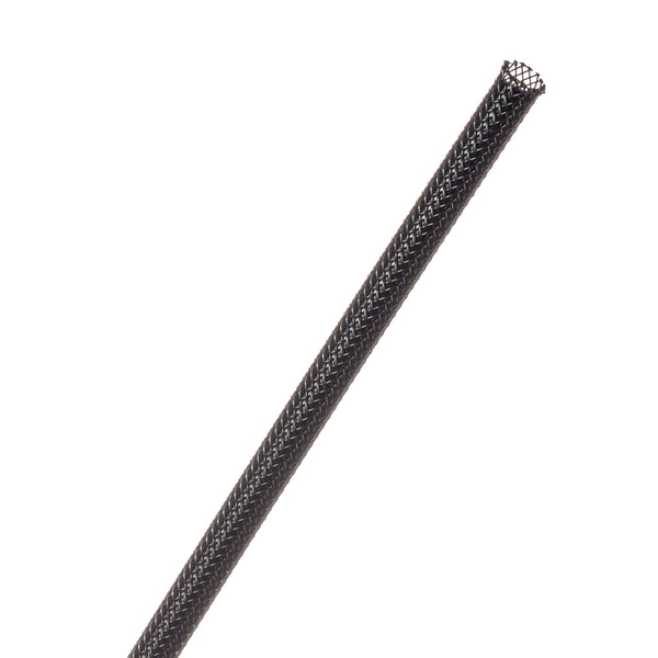 Techflex Flexo PET Expandable Braided Sleeving (1/8" Black, By the Foot)