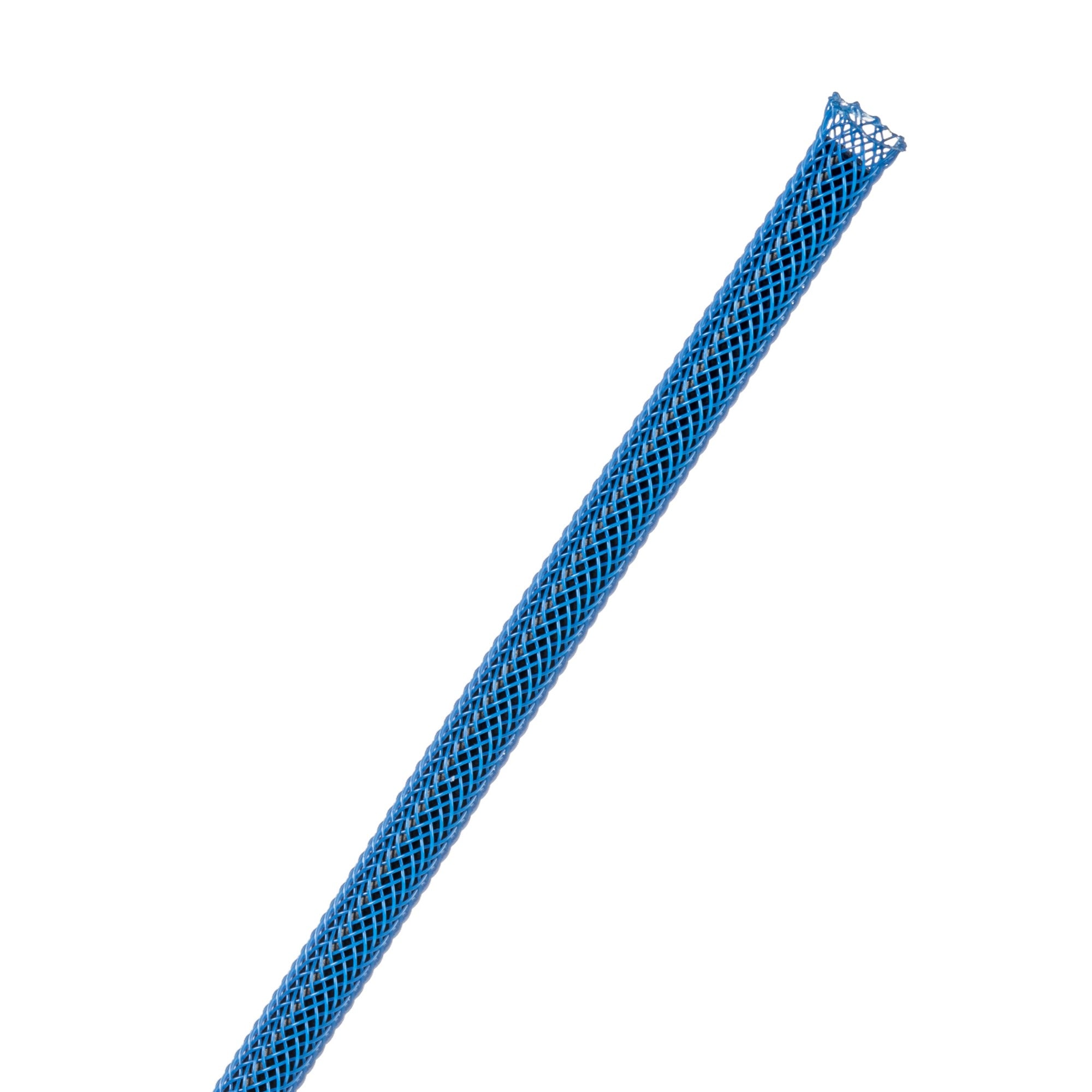 Techflex Flexo PET Expandable Braided Sleeving (1/8" Neon Blue, 1000' Spool)