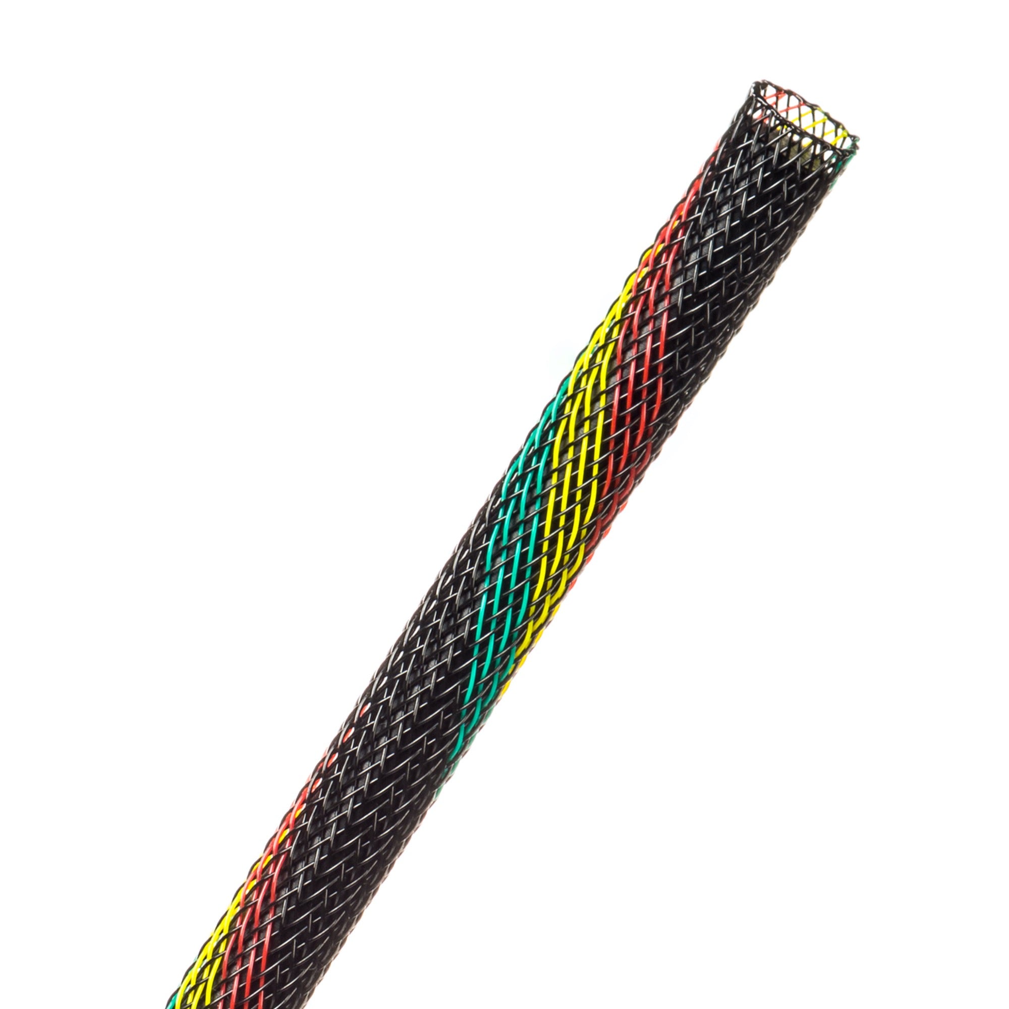 Techflex Flexo PET Expandable Braided Sleeving (1/4" Reggae, 1000' Spool)