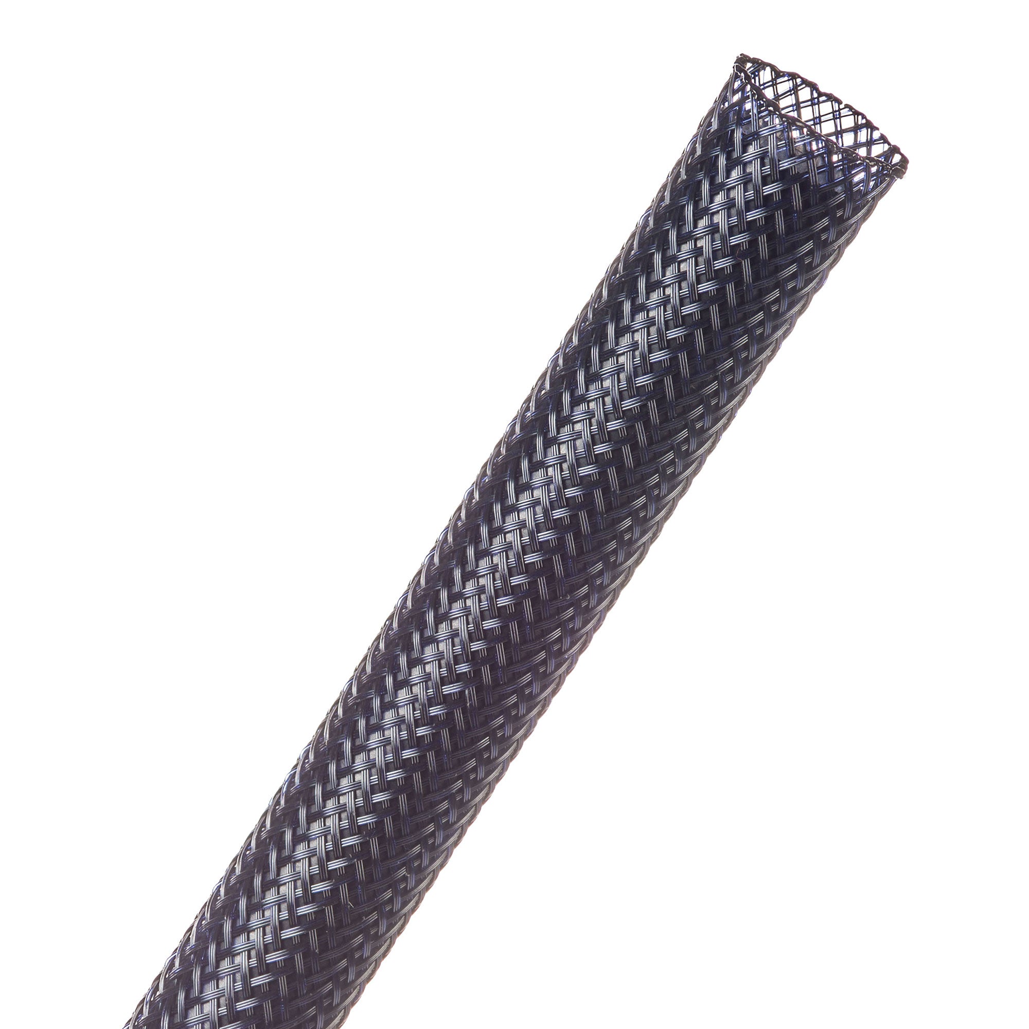 Techflex Flexo PET Expandable Braided Sleeving (1/2" Black Magic, 500' Spool)