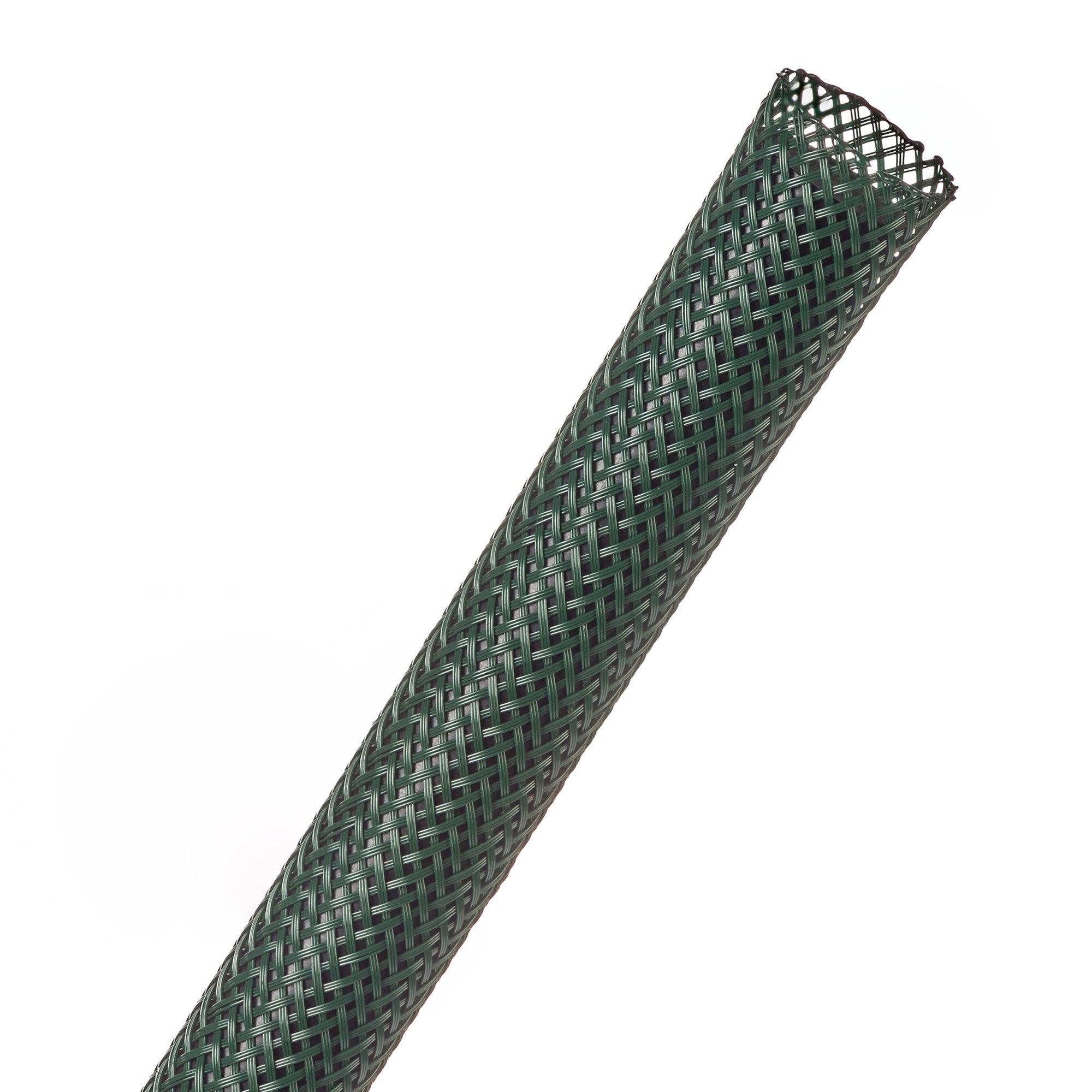 Techflex Flexo PET Expandable Braided Sleeving (1/2" Forest Green, 500' Spool)