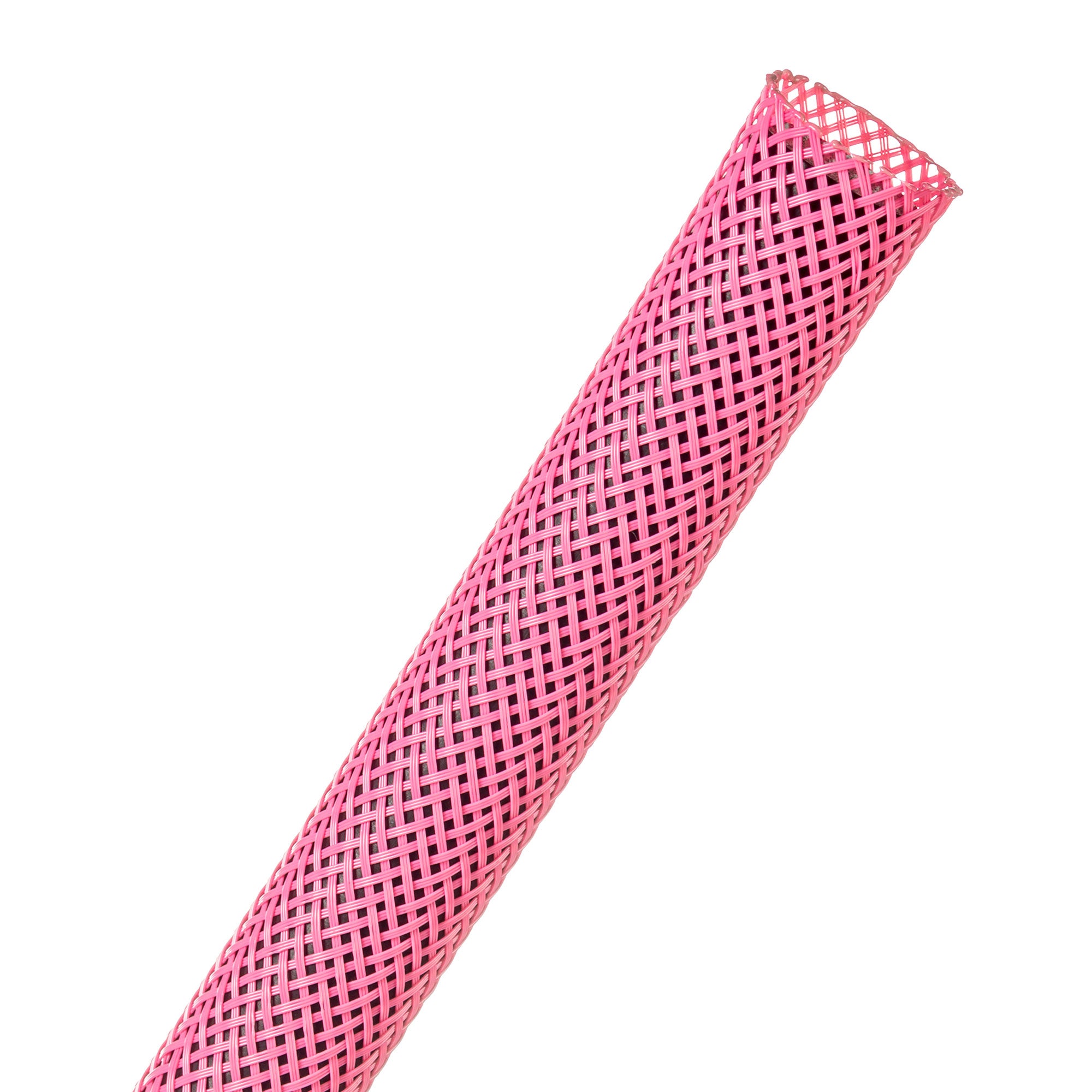 Techflex Flexo PET Expandable Braided Sleeving (1/2" Neon Pink, 500' Spool)