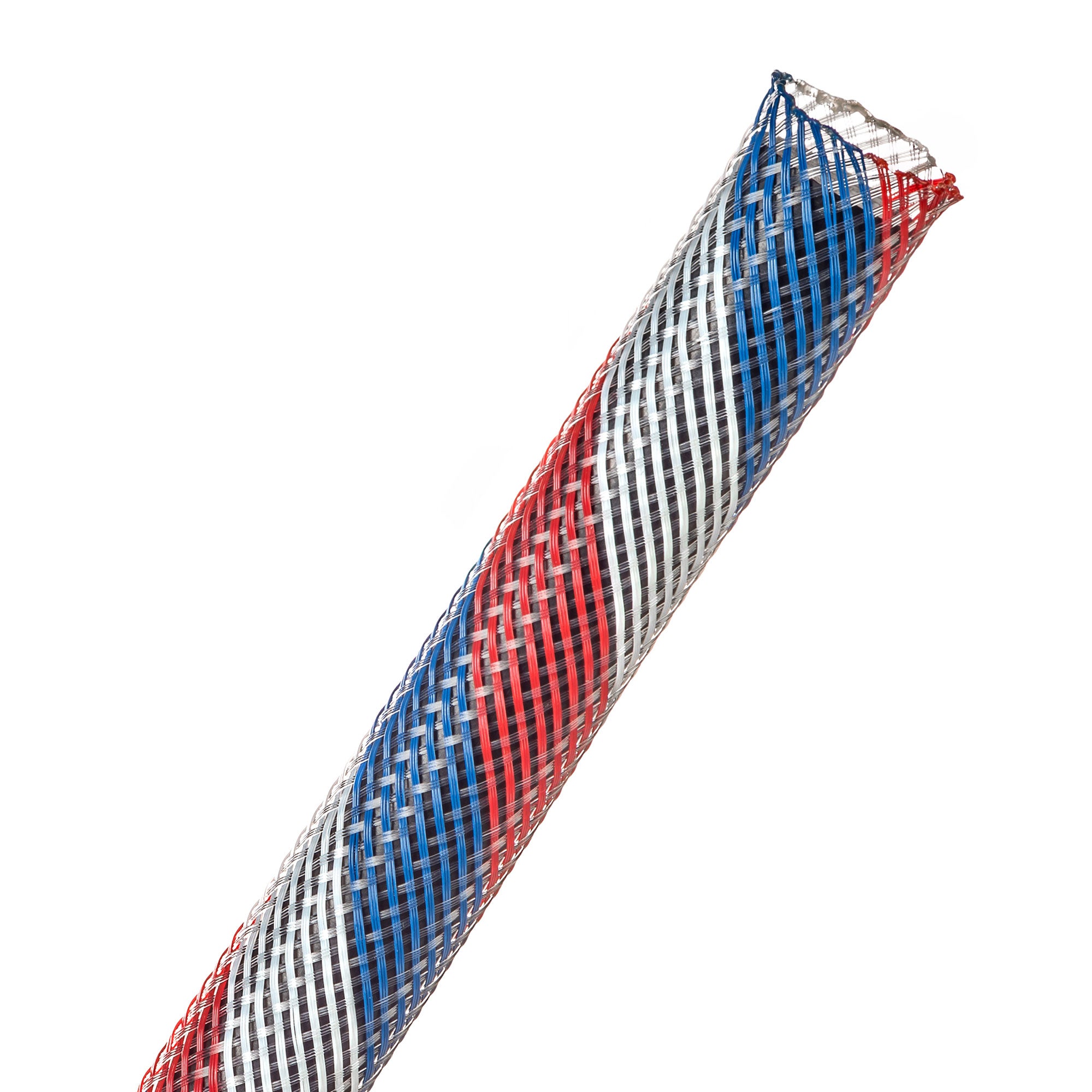 Techflex Flexo PET Expandable Braided Sleeving (1/2" Patriot, 500' Spool)