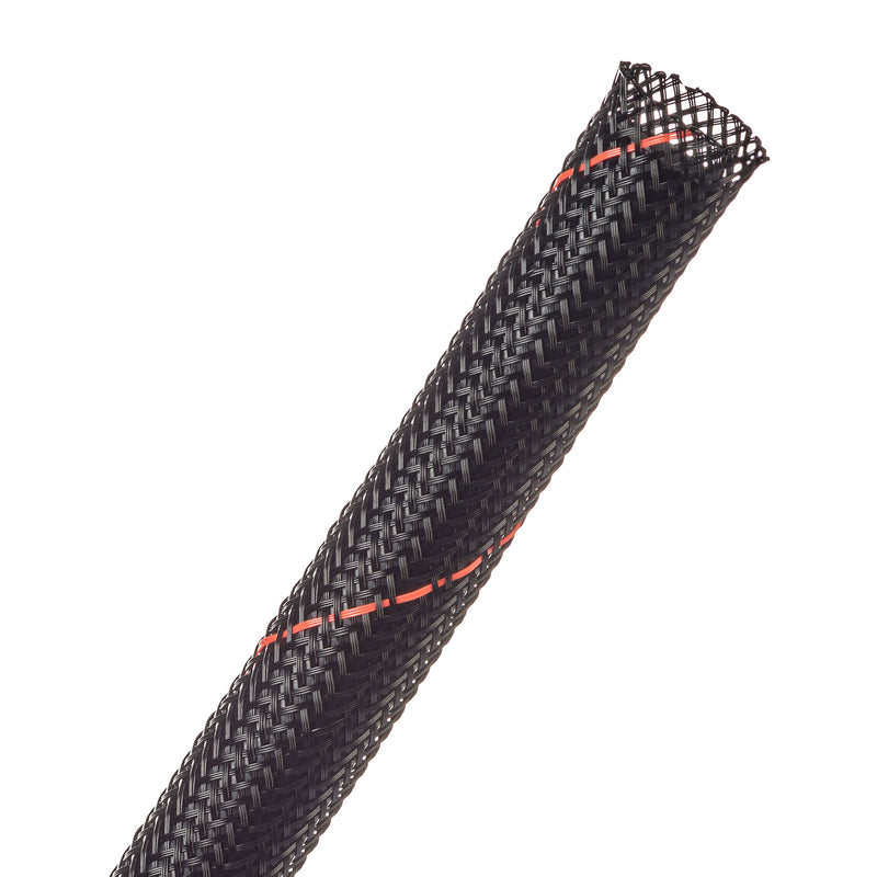 Techflex Flexo PET Expandable Braided Sleeving (1/2" Uptown Red, 500' Spool)