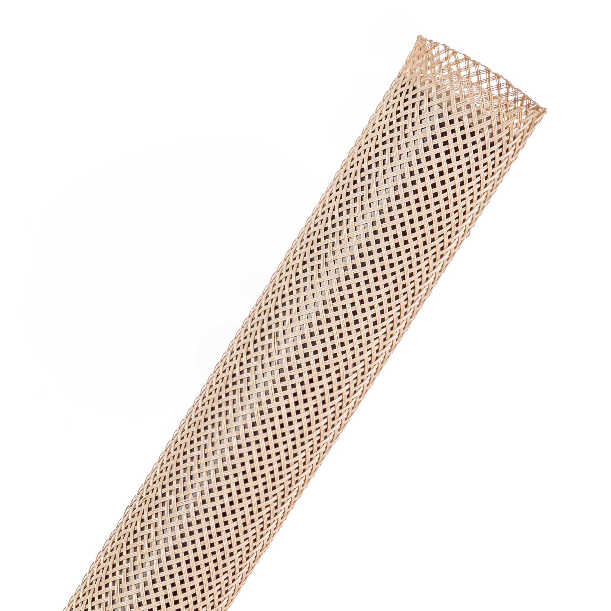 Techflex Flexo PET Expandable Braided Sleeving (3/4" Beige, 250' Spool)