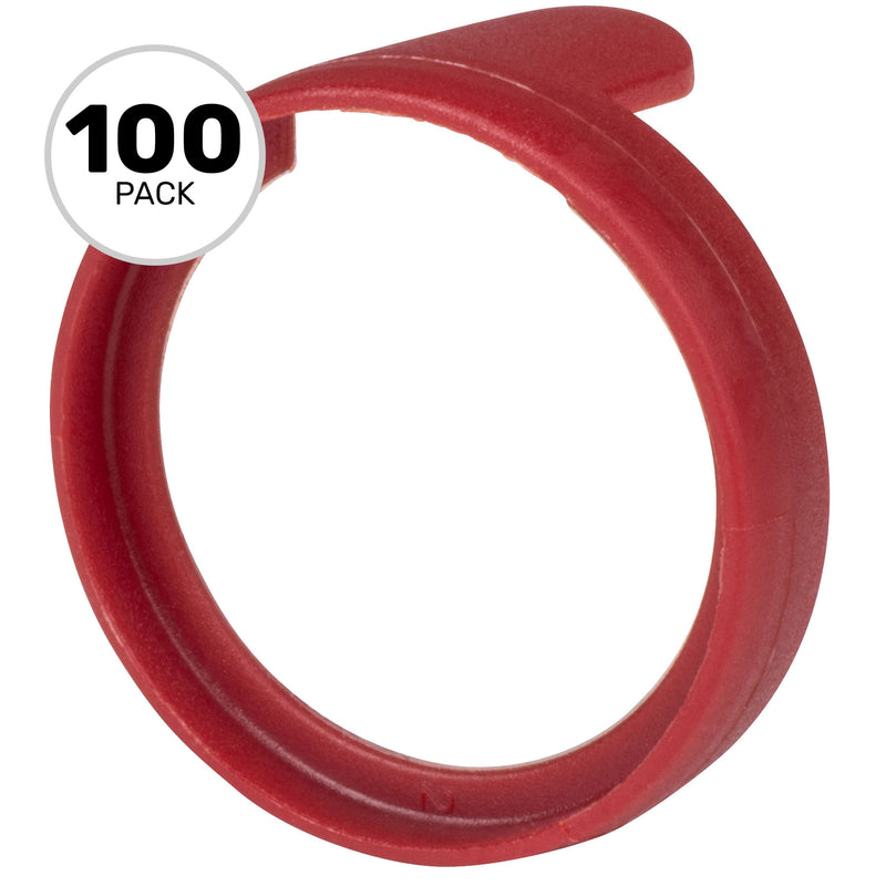 Neutrik PXR-2 Color Coding Ring (Red, Box of 100)